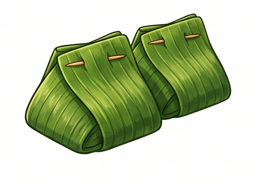 Two packets of sticky rice