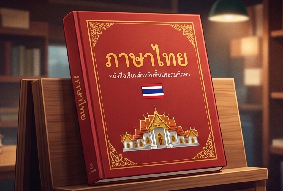 One red Thai textbook